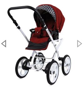 Prodám kočárek Babylux Roso 3 v1 v mint barvě - 6