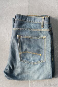 rovný střih, tmavě modré, F+F - 6