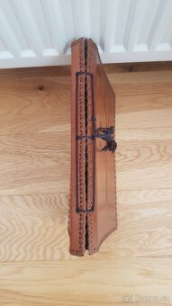 Kožené album rozměru 20 x 27 cm v původním stavu, - 6
