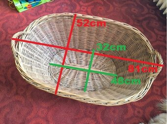 Proutěný koš na prádlo velký-retro - 6