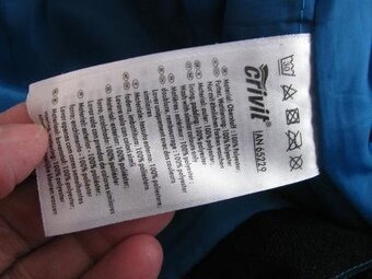 Chlapecké modré lyžařské kalhoty, oteplovačky vel.152 - 6