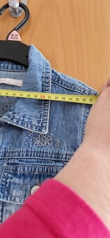 Riflová dívčí bunda 3-5 roků, 104-110 cm, EXIT - 6