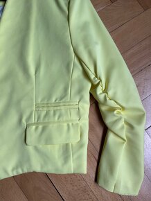 Dámske žlté sako - 6