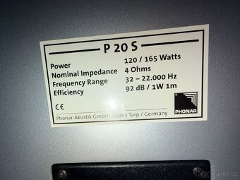 2x sloupové repro Phonar + subwoofer Jamo - 6