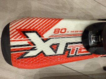 Prodám lyže a boty, dětské, velikost bot 22,2 a lyže 80cm. I - 6