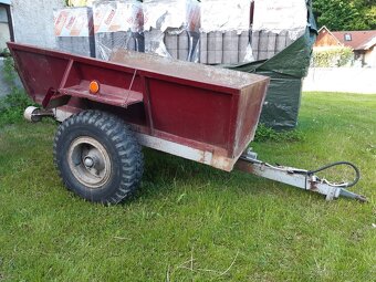 Vlek za traktor sklápěcí - 6