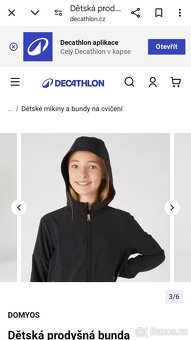 Dívčí sportovní bundička/mikina s kapucí, vel. 12-13 let - 6