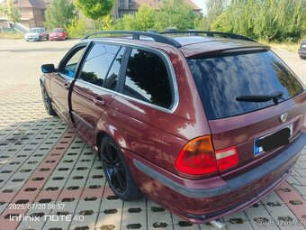 Bmw e46 318i touring, chiarettorot metallic - 6
