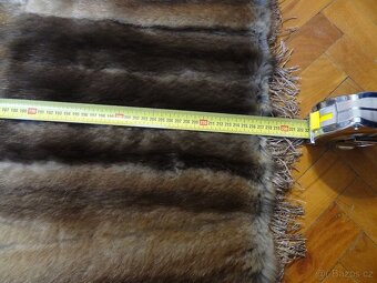 Přehoz. Deka. Bizam. Pravá kožešina. - 6