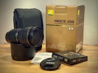Nikon D800+objektiv 24-70+příslušenství, kompletní set - 6