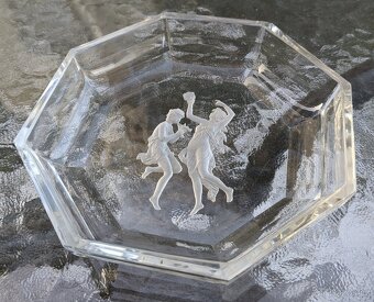 ART DECO, cca 1930 HRANOVÁ MISKA, Heinrich Hoffman - 6
