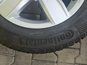 5x100 15 5,5J ET40 orig.VW alu kola vĉ. zim. Continental 7-7 - 6