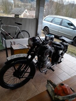 ČZ 150 C na renovaci - 6