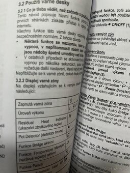 Prodám indukční desku s integrovaným odsáváním par - 6