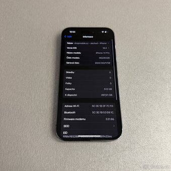 iPhone 14 Pro 512GB deep purple, bez škrábance, rok záruka - 6