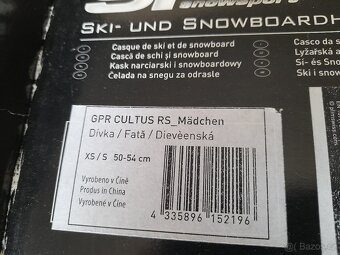 dětská lyžařská helma XS/S 50-54 cm - 6