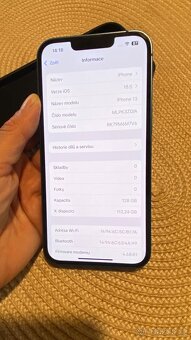 Prodám modrý iPhone 13 128GB - 6