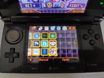 Nintendo 3DS Cosmo Black + homebrew hack a 64GB karta - 6