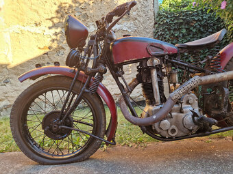 Předválečný belgický motocykl FN M67 B 500 OHV 1928 + papíry - 6
