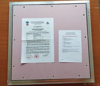 Revizní dvířka do SDK stěny protipožární 500x500 - 6