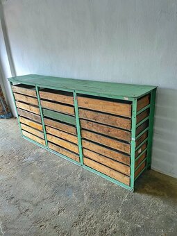 Industriální regál / komoda - 6