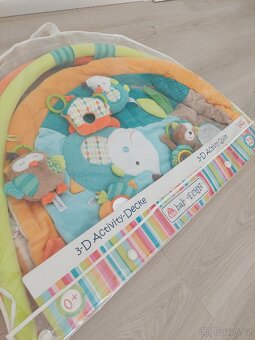 Baby Fehn krásná 3D aktivity deka Forest 0+ - 6