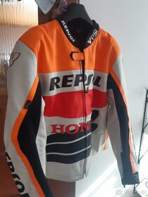 Prodám zánovní moto bundu Repsol psi hubik - 6