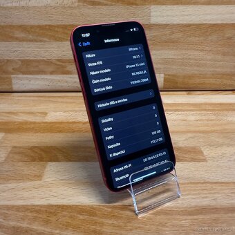 iPhone 13 mini 128GB, červený (12 měsíců záruka) - 6