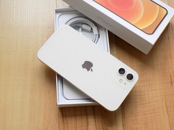 APPLE iPhone 12 128GB White - ZÁRUKA - TOP STAV - 6