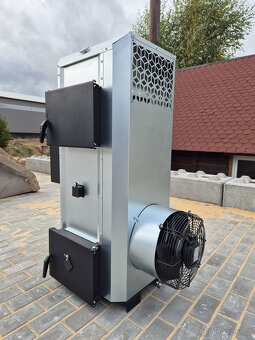 Ohřívač vzduchu NG30kw 400m2 koza starý olej dřevo - 6