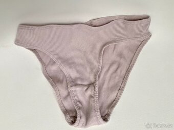 dámské Kalhotky bavlněné H&M růžové 5 - 6