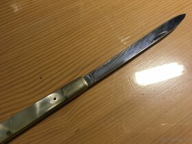 Starožitný reklamní nůž na meloun zn. SOLINGEN - 6