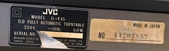 LUXUSNÍ GRAMOFON JVC JL-F45 (1976) PŘÍMÝ NÁHON ,PLNÝ AUTONAT - 6