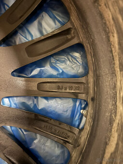 Zánovní 19" originální sada BMW Styling 633 Black, vč. TPMS - 6
