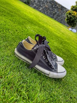 Luxusní, černé tenisky Converse s kamínky Swarovski - 6