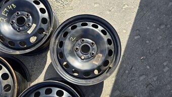 Plechové originální disky 5x112 R16 ET48 na Audi, VW, Škoda, - 6