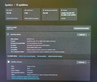 PC Intel E 5 -2680 V4, 32GB RAM, AMD Redeon RX 470 – 8GB - 6