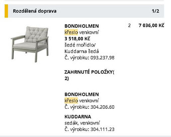 Venkovní křeslo IKEA - 6