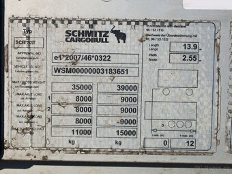 Schmitz CARGOBULL SCS 24/L, STANDARD, ZVEDACÍ NÁPRAVA, PALE - 6