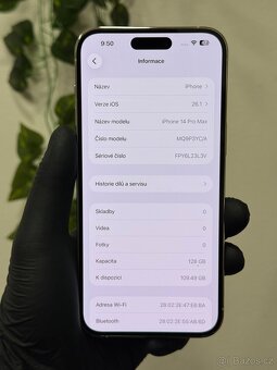 iPhone 14 Pro Max 128GB - 100% baterie - 6