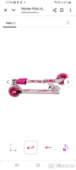 Koloběžka se svítícími kolečky - 6