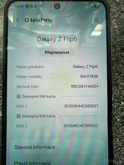 Samsung galaxy Z flip 6- NOVÝ - 6