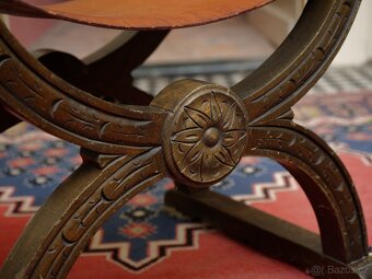 Starožitné křeslo Dagobert - 6