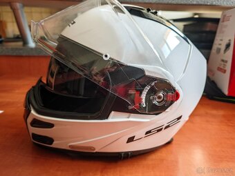 Helma moto LS2 FF324 METRO Gloss White vel.M - 6