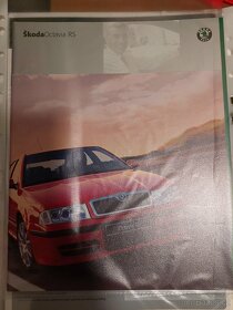 Škoda Octavia 1 RS 1.8turbo, originální prospekt z roku 2001 - 6