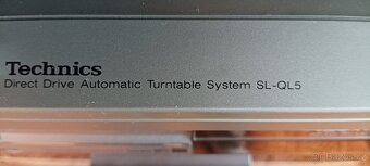 Hifi tangenciální ( lineární) gramofon Technics SL - Ql 5 - 6