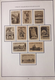 Album zápalkových nálepek 1945 - 1958 č.4 - 6