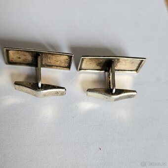MANŽETOVÉ KNOFLÍKY (STŘÍBRNÉ) - 6
