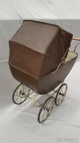 Starožitný retro kočárek pro panenky - 6