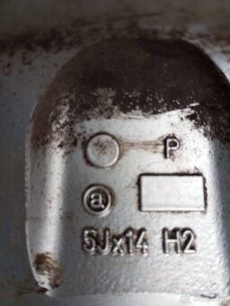 alu kola 5" x 14" 5x100 et 38 skoda fabia VW polo. - 6